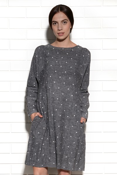 Lunares Embroidered Tunic Dress